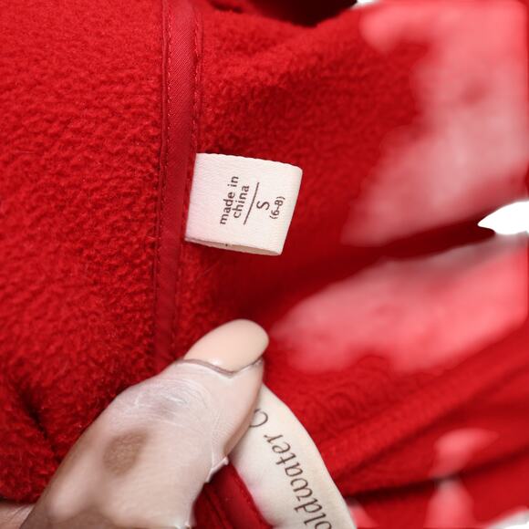 Coldwater Creek Red Fleece Jacket | Women’s S | Full Zip & Pockets - Picture 9 of 9